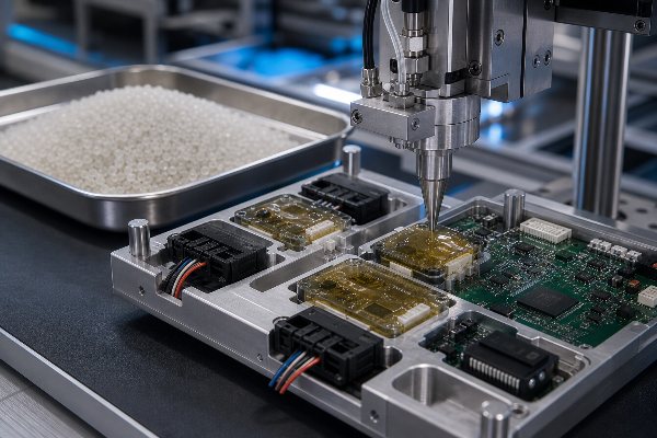 Electronics low-pressure molding hot melt