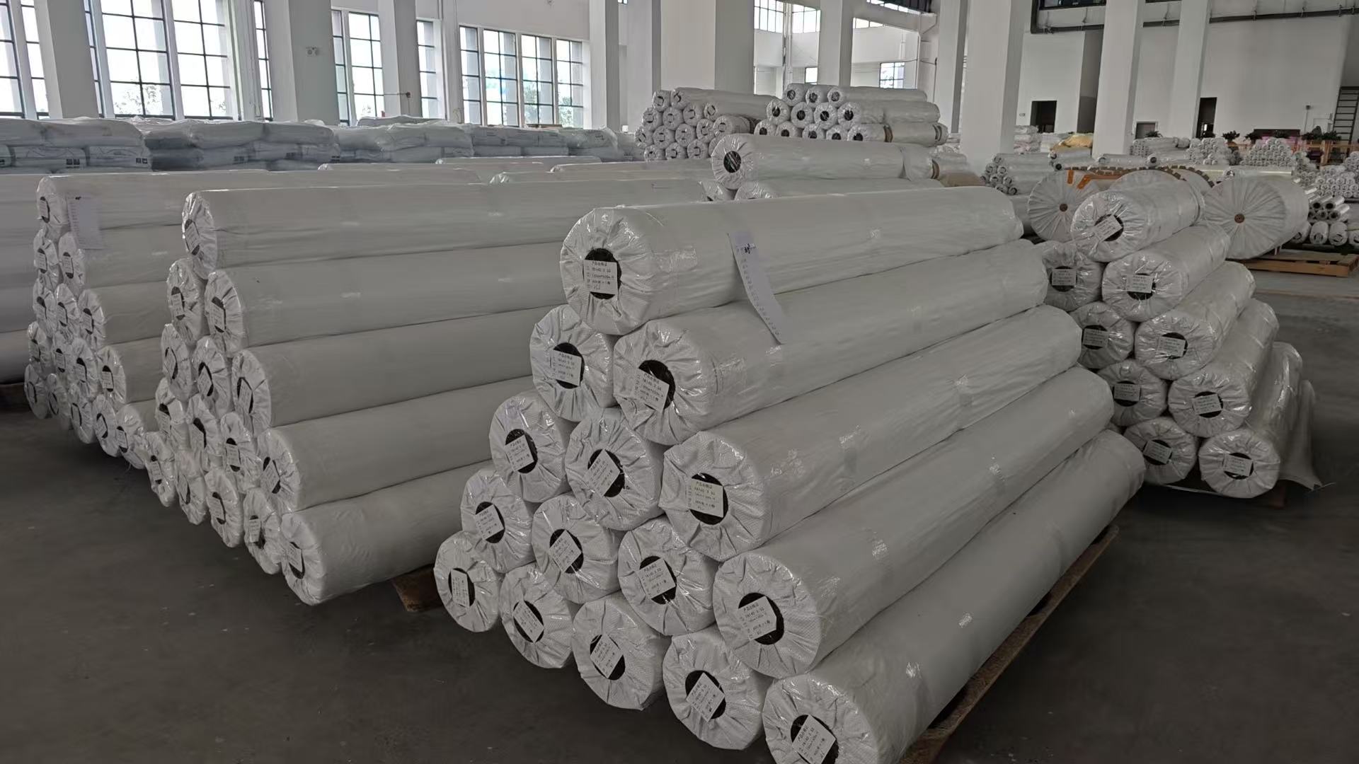 Teng Yang PO hot melt adhesive film rolls in manufacturing plant