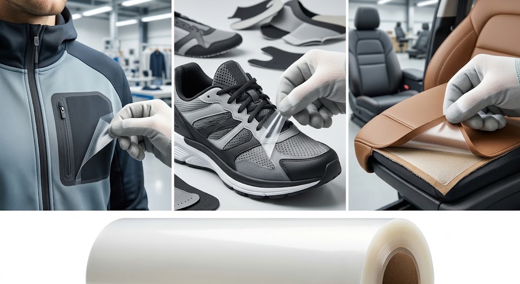 Hot Melt Film applications across garment, footwear, and automotive industries