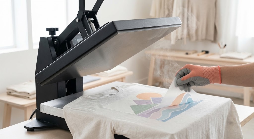 Hot Peel DTF PET Film Pressing