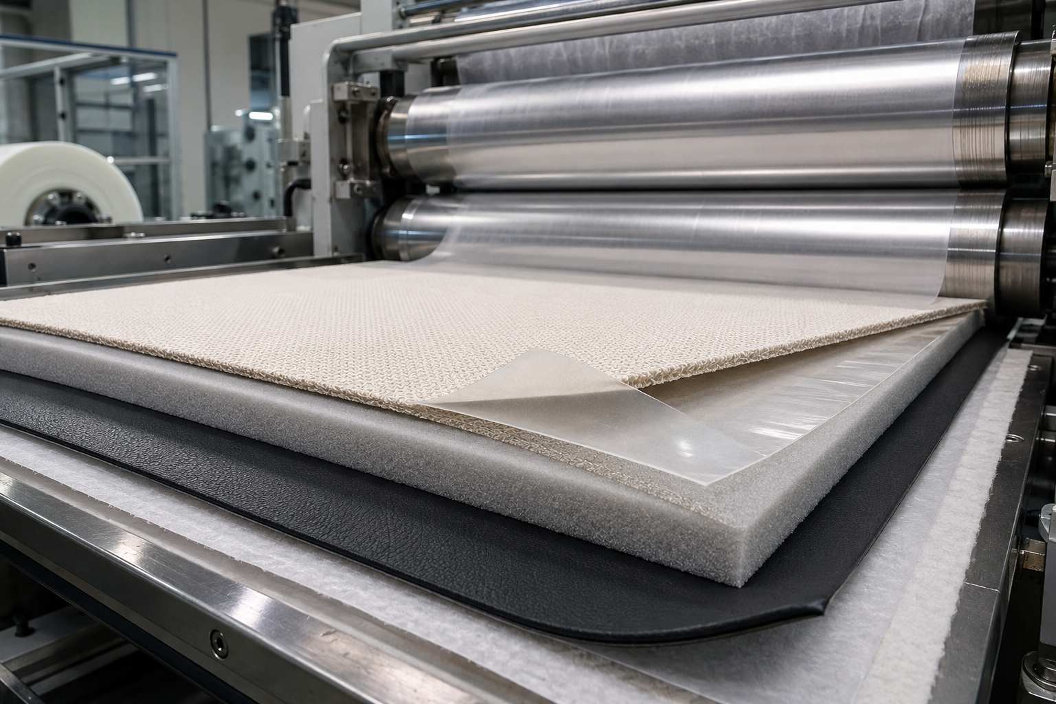 Multi-substrate laminate using TPU hot melt film
