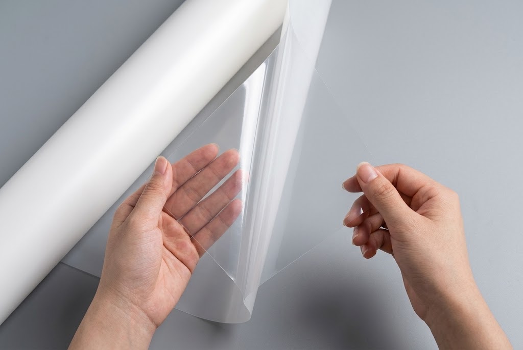 Polyamide hot melt adhesive film melting point and areal density tuning