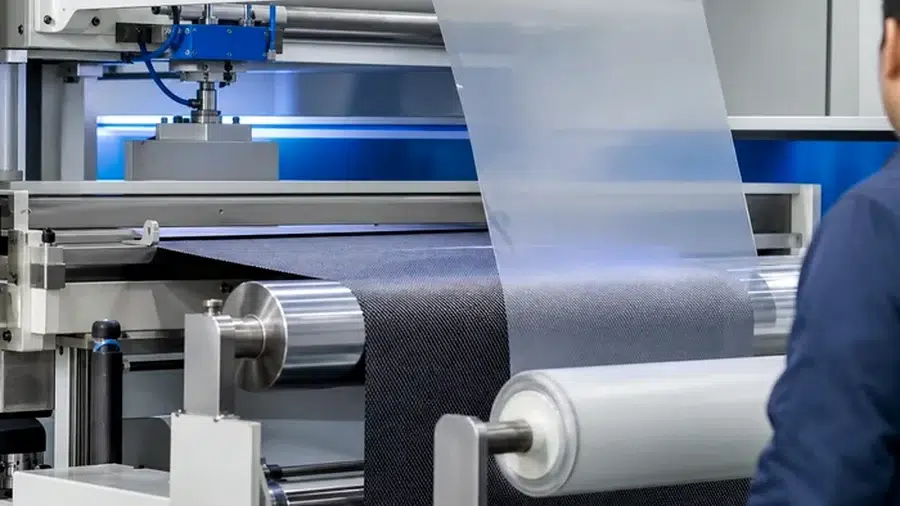 Higher efficiency hot melt adhesive bonding line