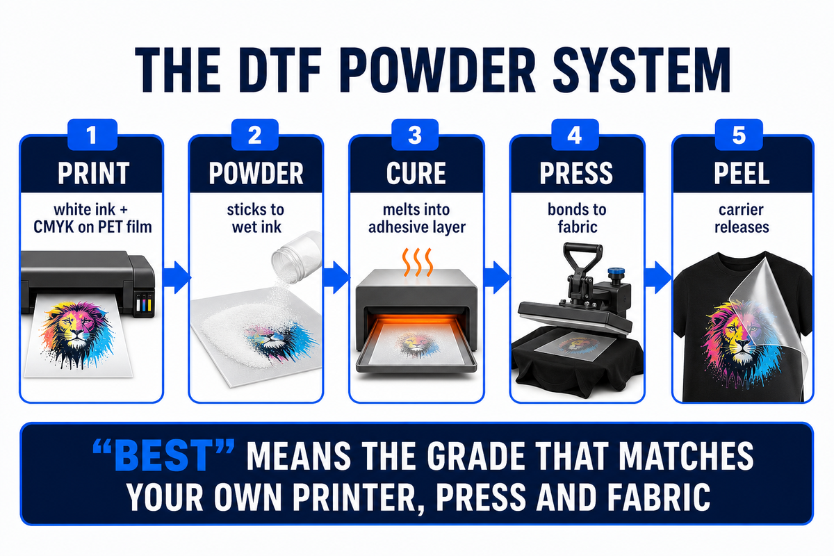 What "Best" Actually Means When You're Buying DTF Powder in Bulk — Teng Yang