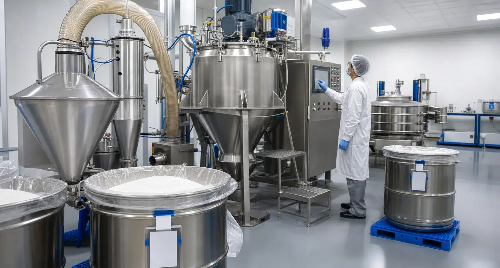 Direct polymer control manufacturing for TPU DTF powder