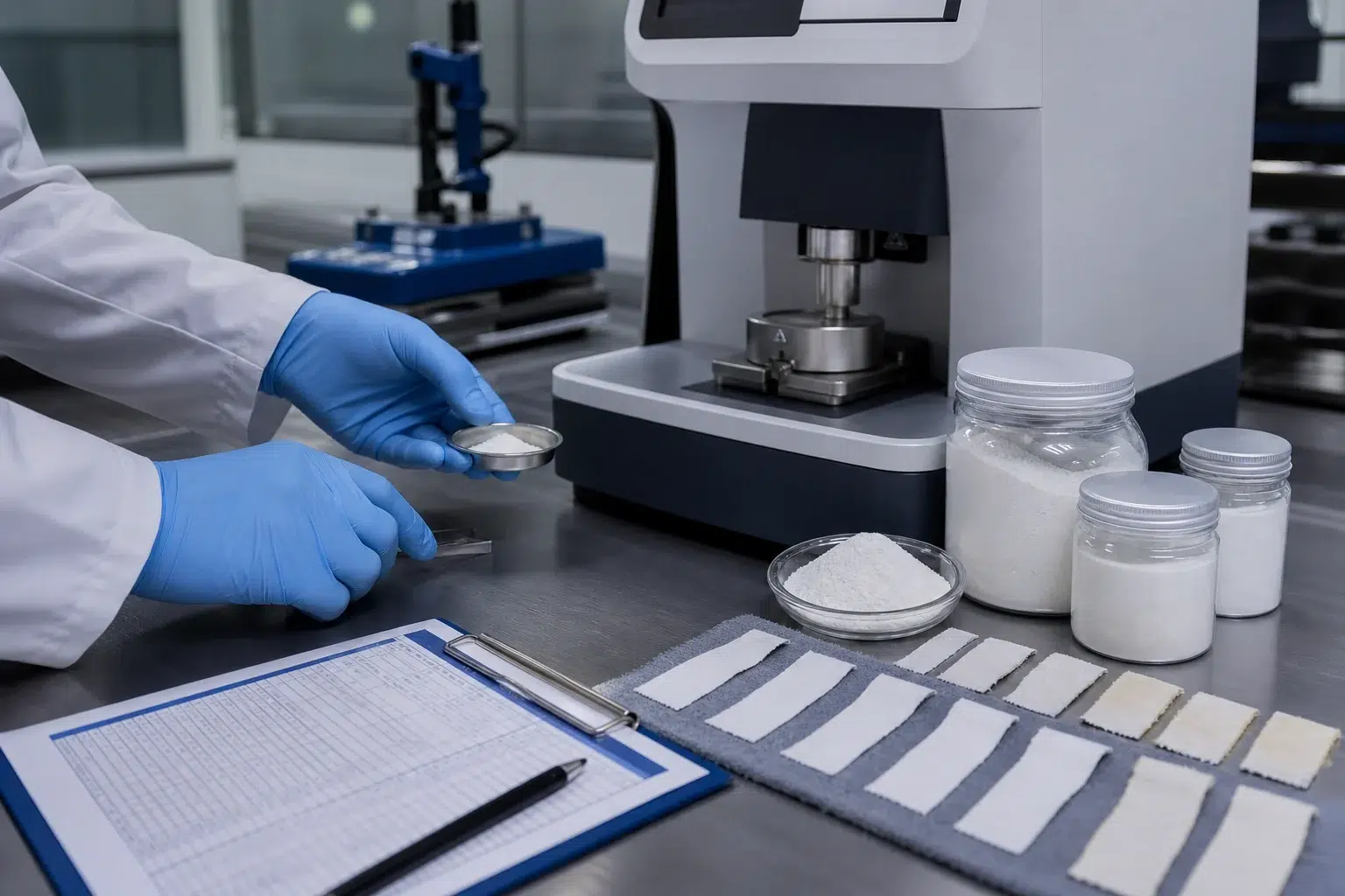 DTF powder melt point and wash durability laboratory testing