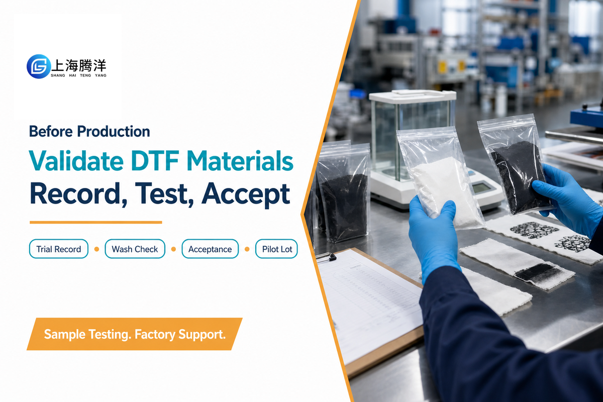 How to Validate DTF Materials Before Production — Teng Yang