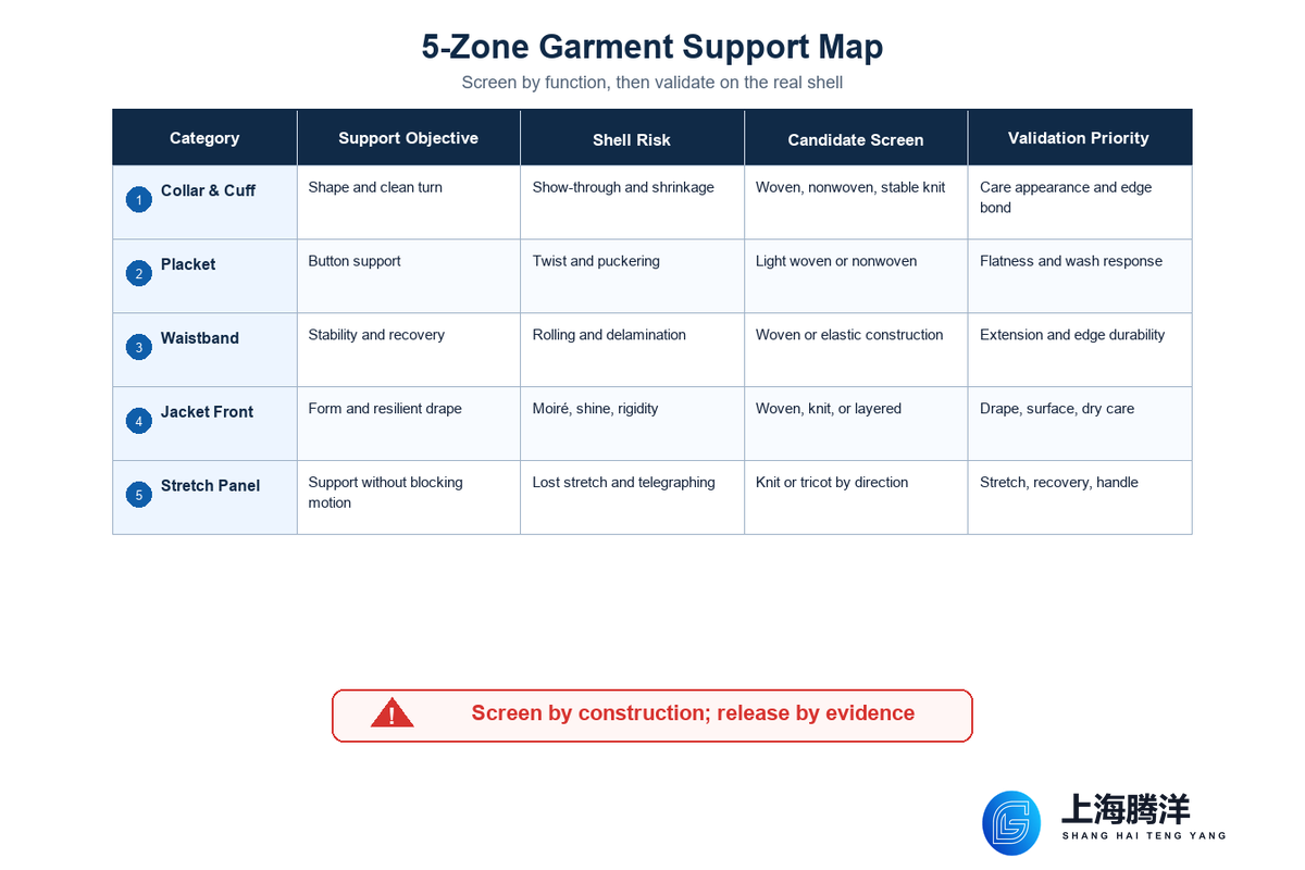 Fusible Interlining Selection at a Glance — Teng Yang