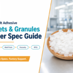 Guía de pellets y gránulos de adhesivo termofusible: 5 especificaciones