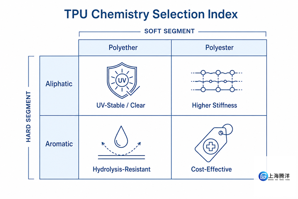 Aliphatic vs. Aromatic, Polyether vs. Polyester — The 9-Row TPU Chemistry Selection Index — Tengyang