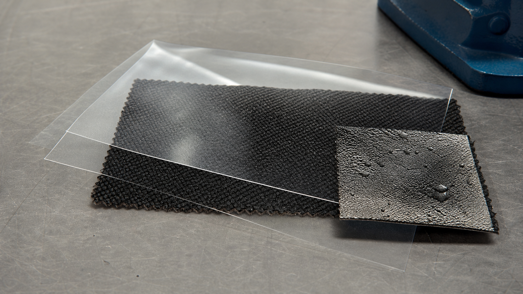 Polyester TPU chemistry sample for abrasion oil and solvent resistant bonding