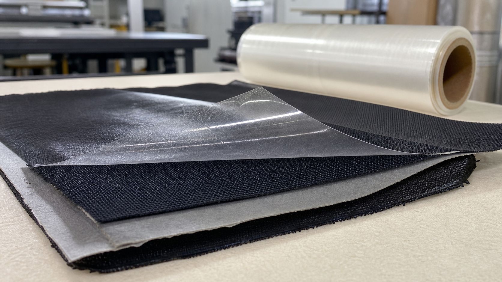 Polyether TPU film used for textile lamination adhesive and protective barrier layers