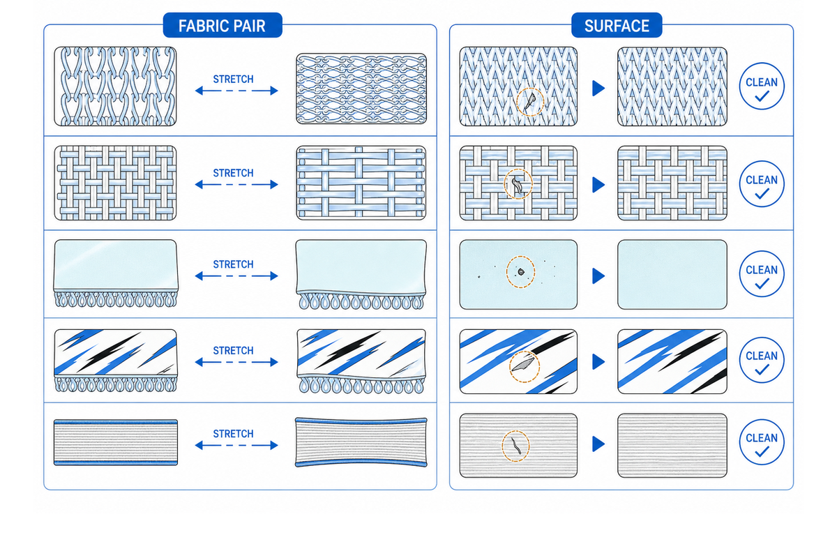 Start with the Fabric Pair and Surface State, Not the Film Datasheet — Teng Yang