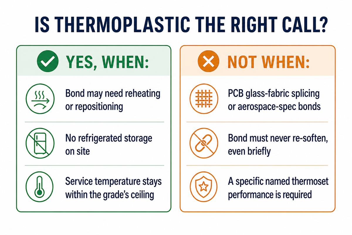 When a Thermoplastic Bonding Film Is (and Isn't) the Right Alternative