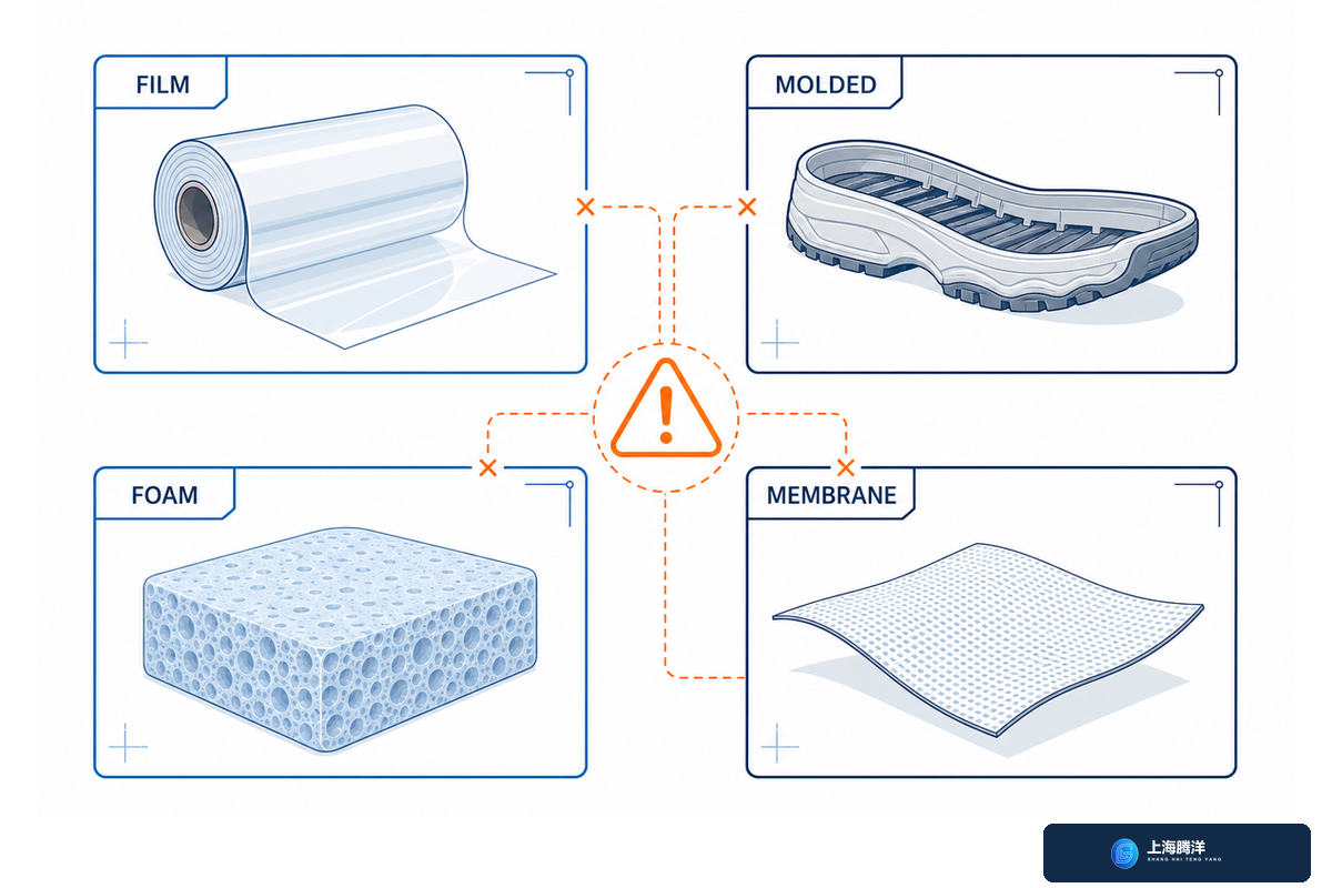 TPU Film, Molded Soles, Foam, and Membranes Are Not the Same Form — Teng Yang
