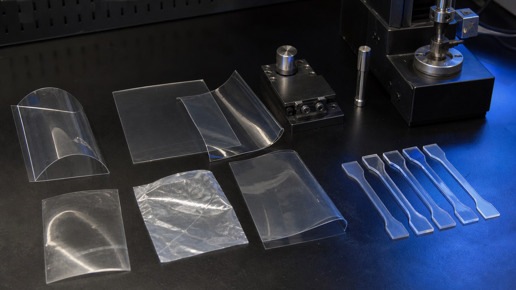 TPU film material comparison with PVC PE aromatic and aliphatic samples