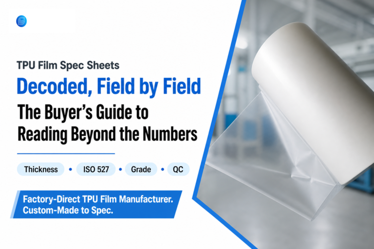 TPU Film Spec Sheets: How to Read & Verify Them (2026)