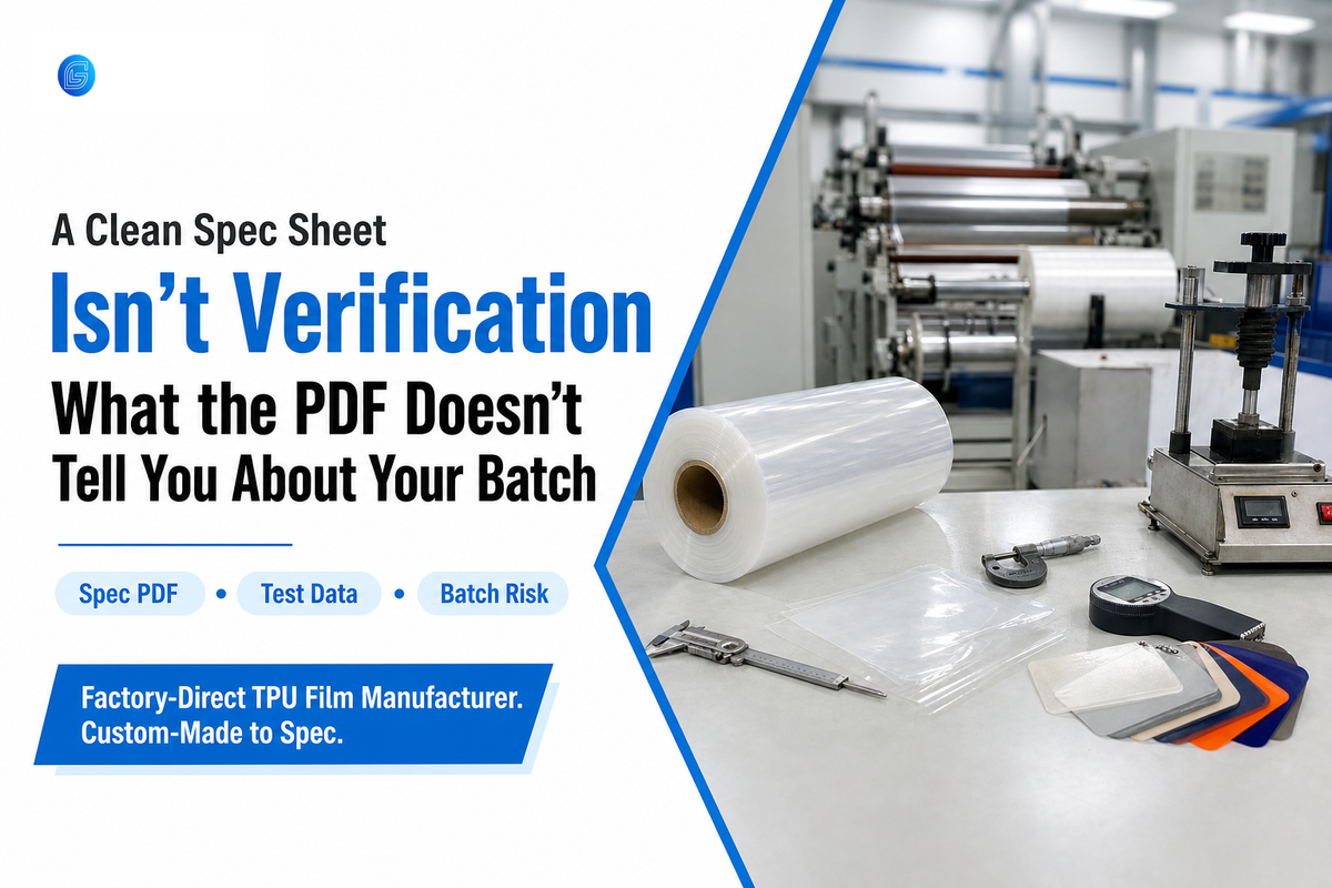 Why a Clean-Looking TPU Film Spec Sheet Still Isn't Enough — Teng Yang