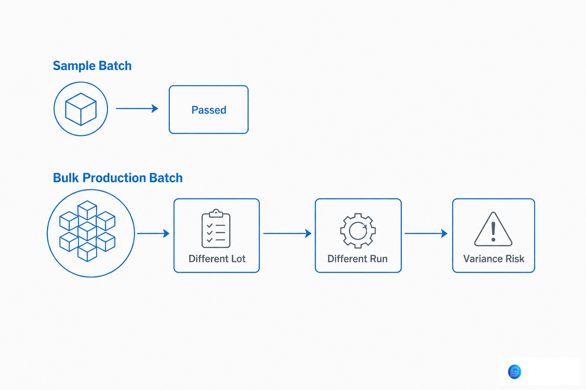Sample-to-Production Consistency: Why the Sample Passed but the Bulk Order Didn't — Teng Yang
