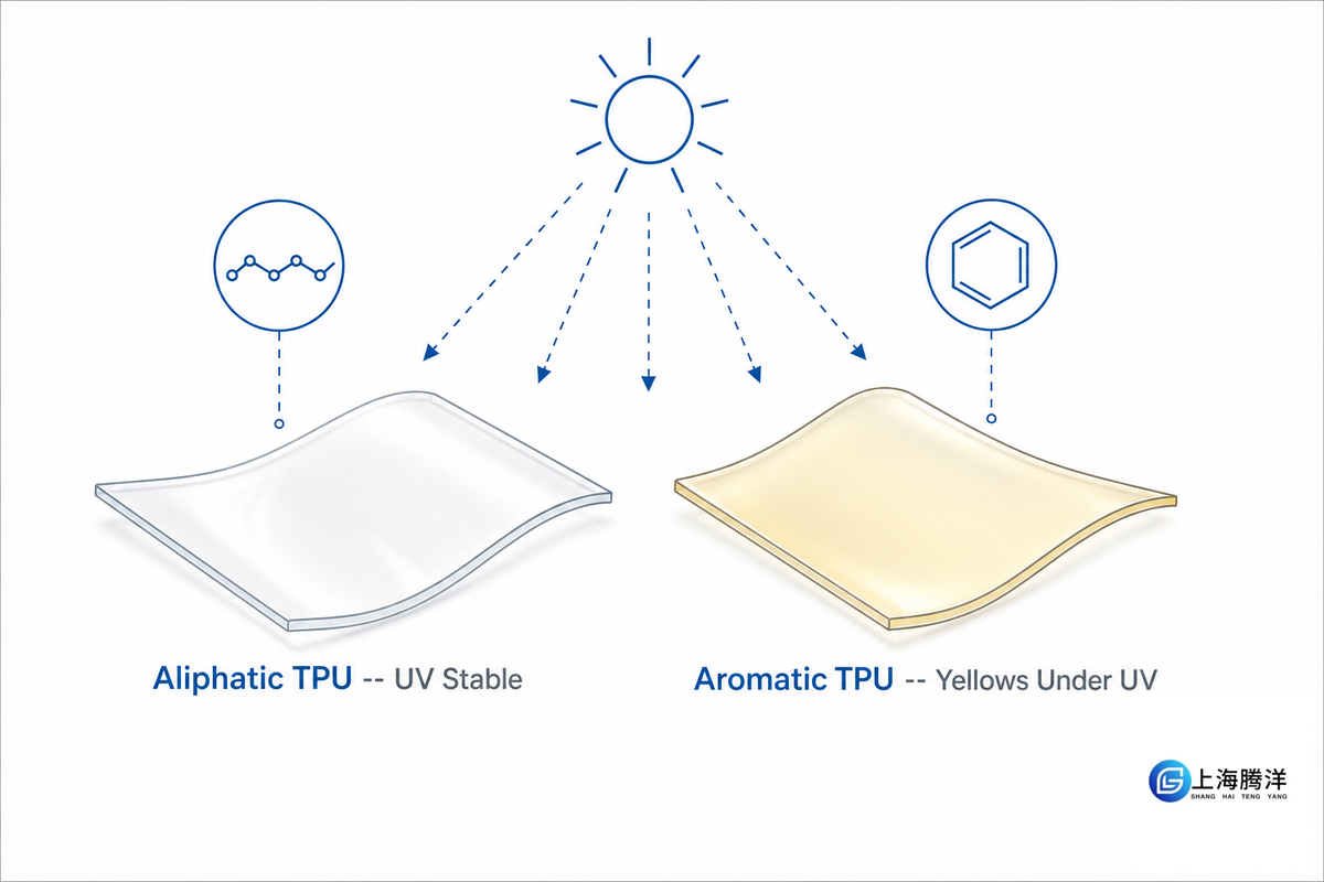 Aliphatic vs Aromatic TPU, Why Some Films Yellow and Others Don't — Teng Yang