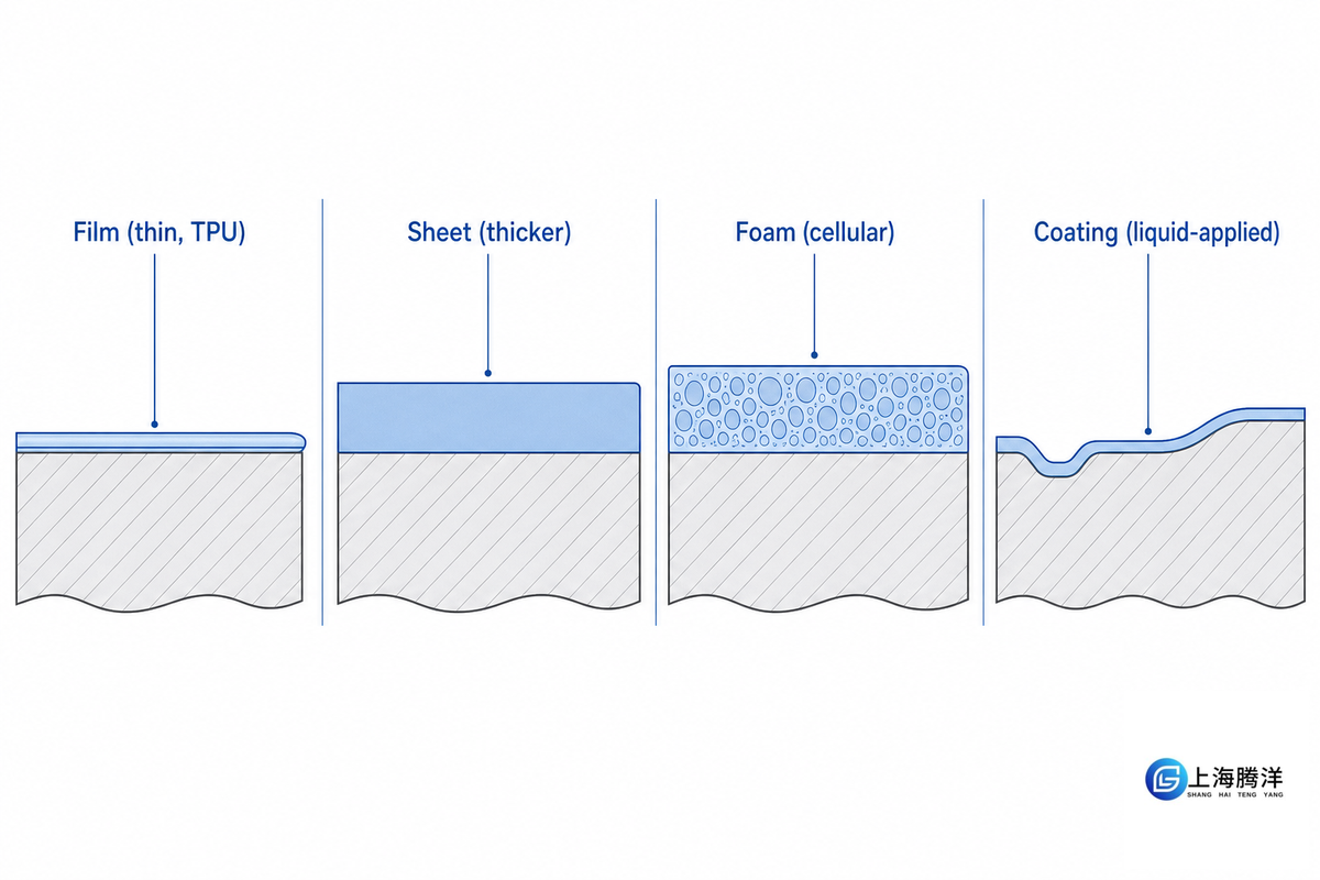 Form Factor Matters, Film vs Sheet vs Foam vs Coating — Teng Yang