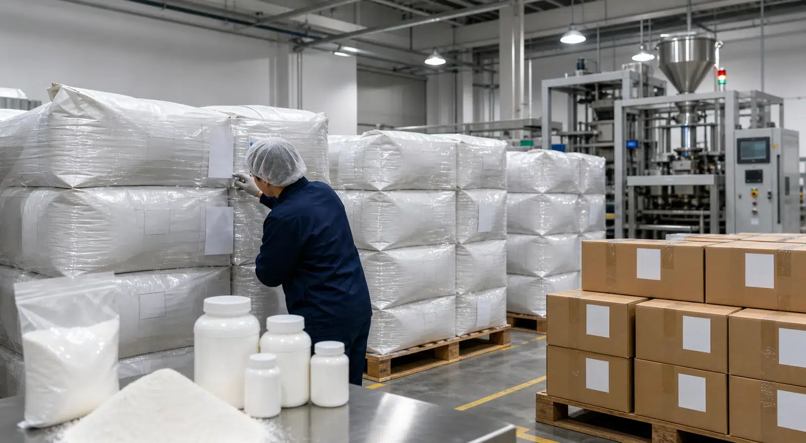 Wholesale DTF powder bulk packaging and private label facility