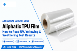 Aliphatic TPU Film: How to Read UV Test Evidence