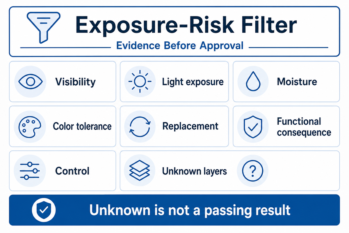 The Exposure-Risk Filter: When Is Aliphatic Worth Specifying? — Teng Yang