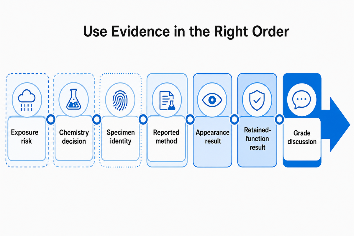 Use Evidence in the Right Order — Teng Yang