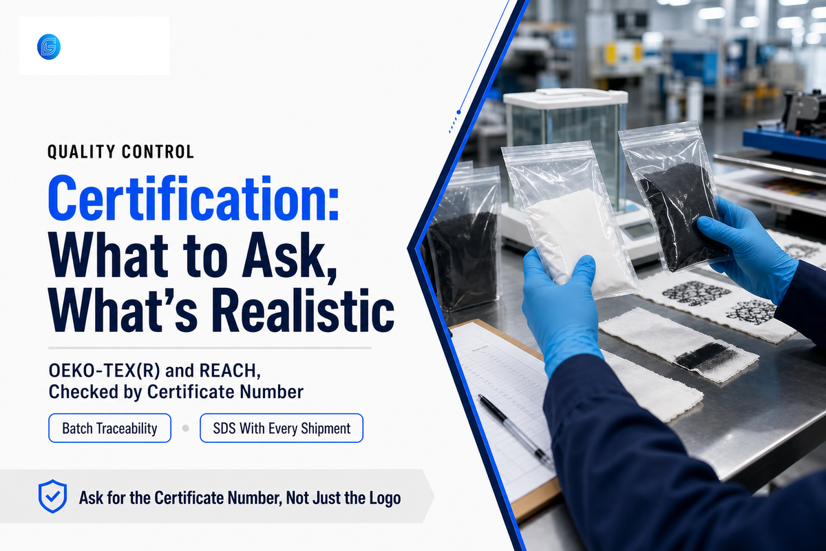 Quality Control and Certification: What to Ask, What's Realistic — Tengyang