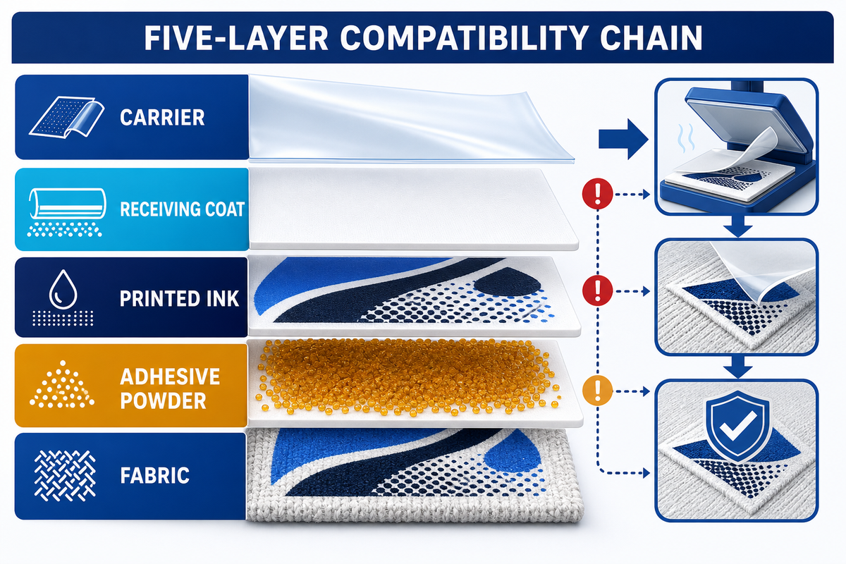 How DTF Film and Powder Form One Transfer System — Tengyang