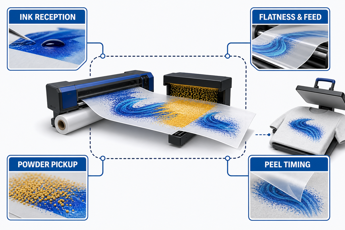 What DTF Transfer Film Controls: Ink Reception, Flatness, and Peel — Tengyang