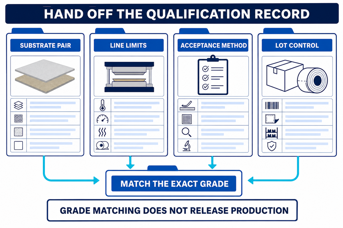 How to Hand Off the Qualification Record for Grade Matching — Teng Yang