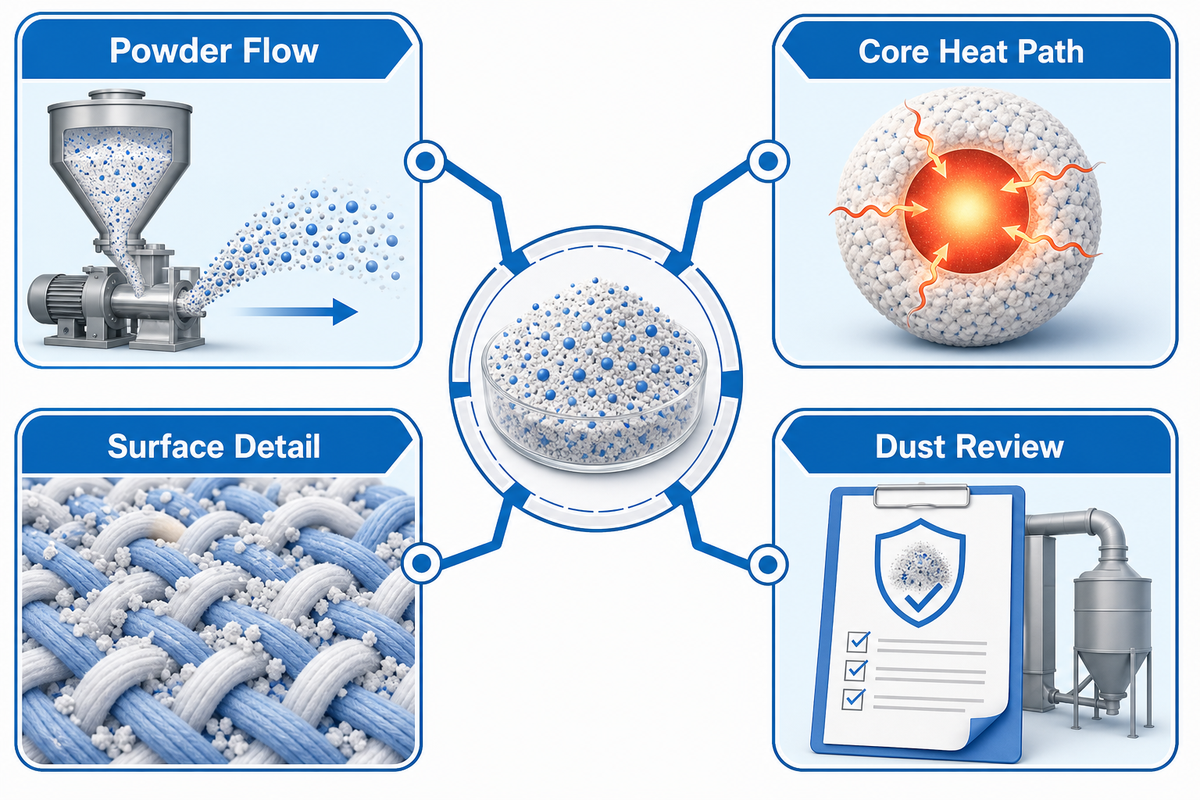What particle size actually decides on a powder line — Teng Yang