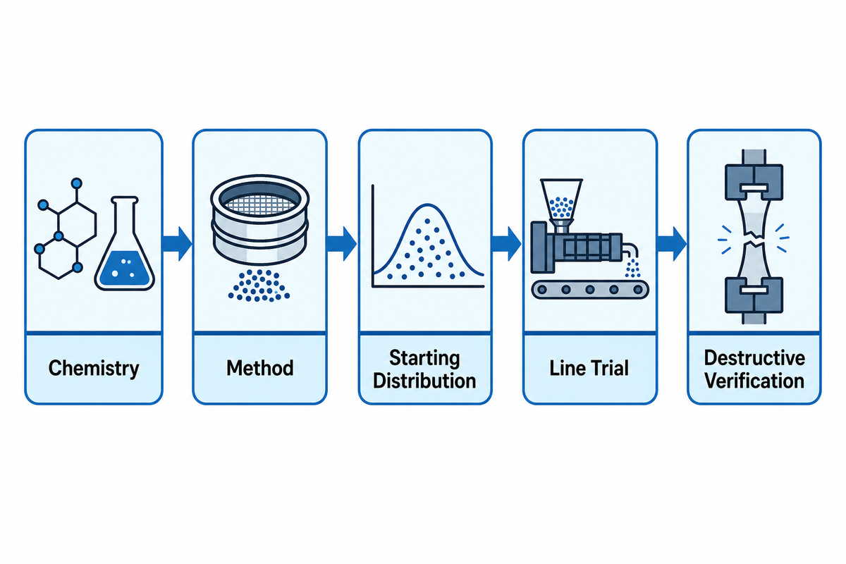 Applying the Method-Value-Condition Rule to a particle-size trial — Teng Yang