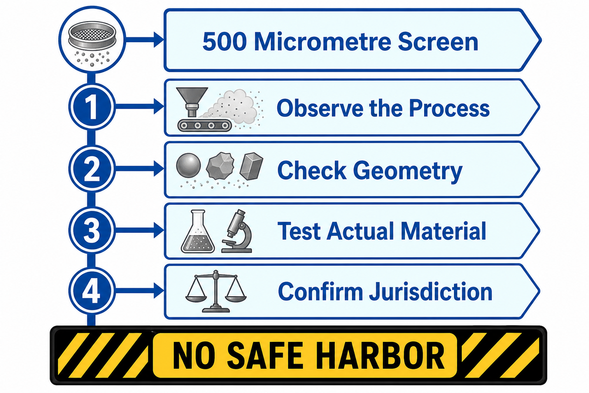 The 500-Micron Screen: why size provides no safe harbor — Teng Yang