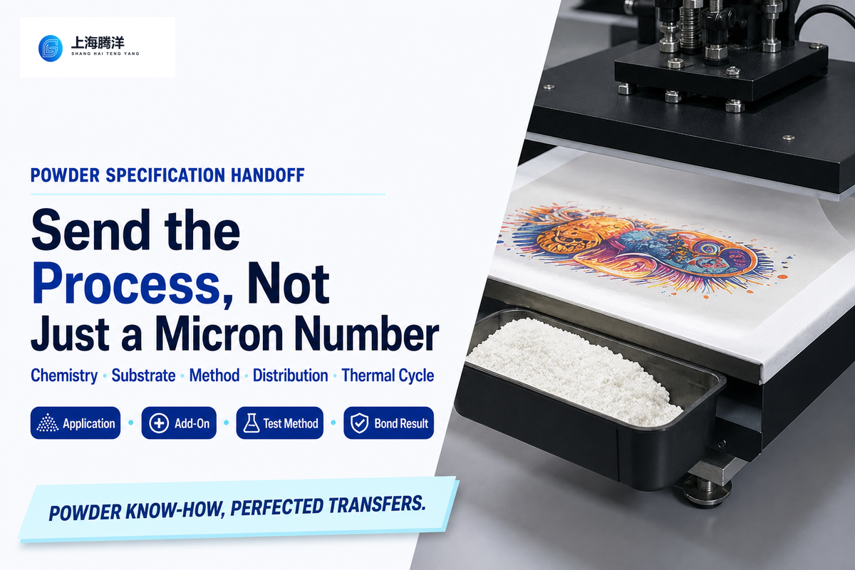 Send us your particle-size and process requirements — Teng Yang