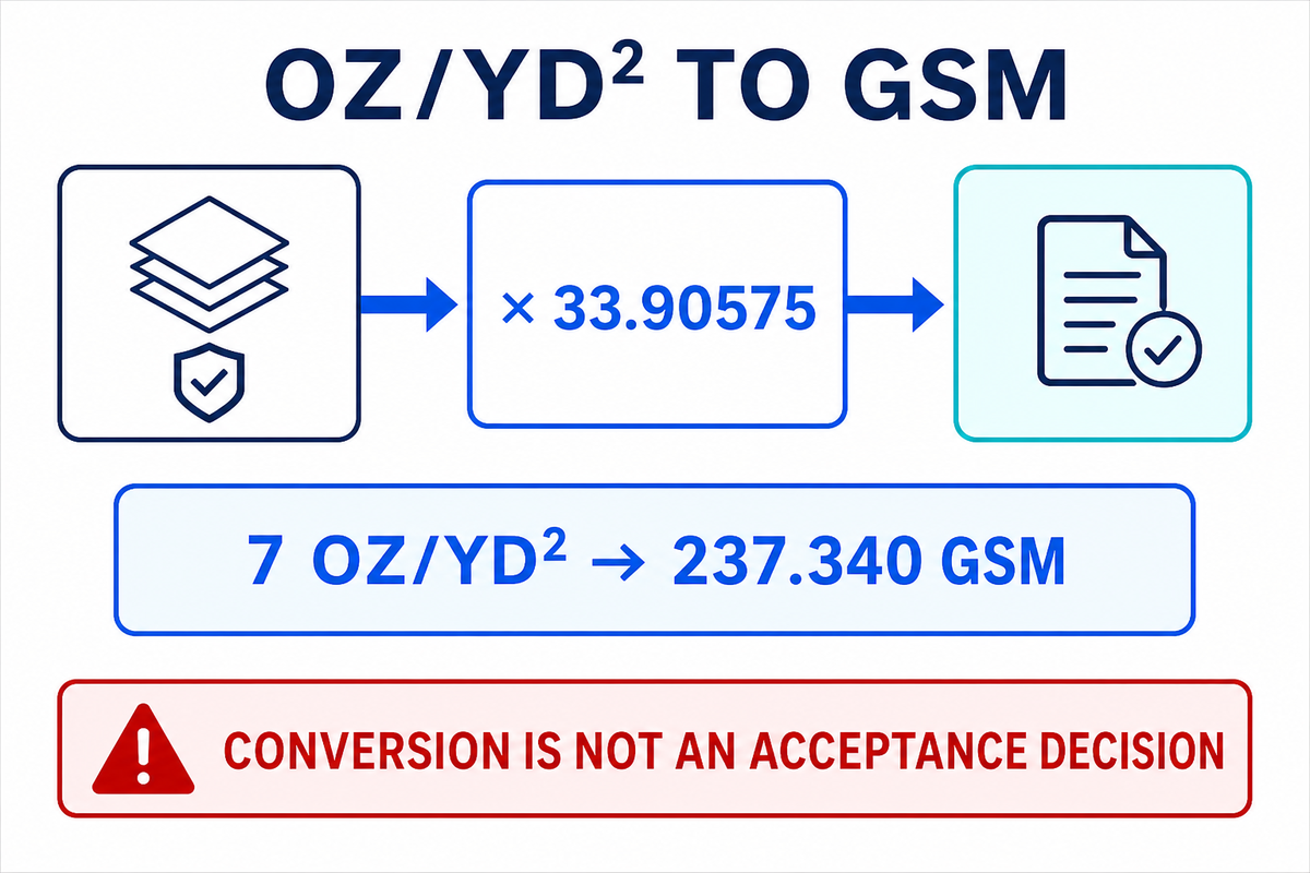 How to Convert Oz per Square Yard to GSM — Shanghai Teng Yang