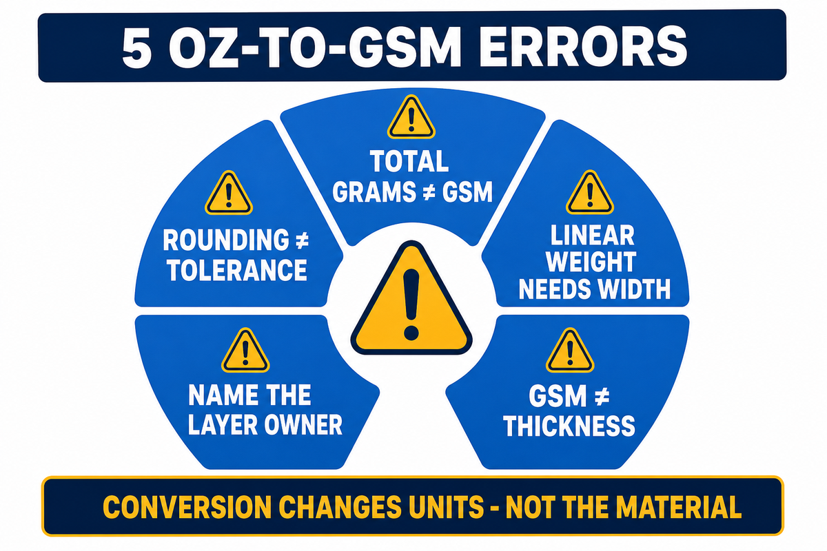 Common Oz-to-GSM Conversion Mistakes — Shanghai Teng Yang