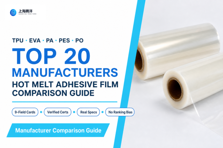 Top 20 Hot Melt Adhesive Film Manufacturers in the World