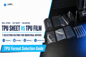 TPU roll film versus cut sheet selection across thickness, handling, chemistry and delivered cost