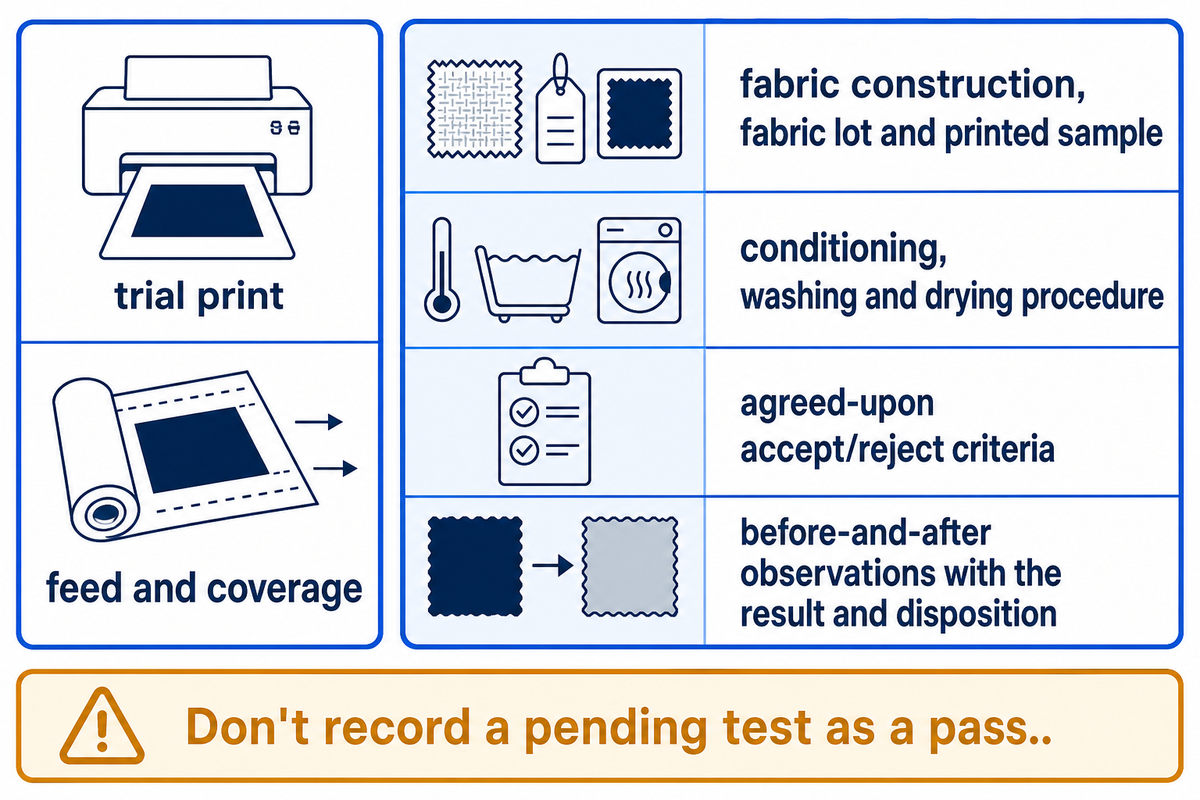 Separate trial-print approval from durability release — Teng Yang