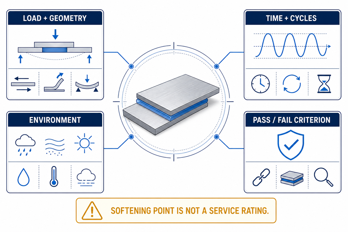 What service temperature means after bonding — Teng Yang