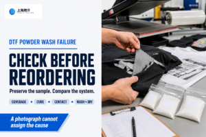 DTF powder wash failure: 5 Checks Before Reordering