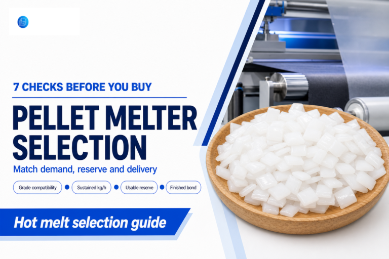Hot Melt Adhesive Pellets Melter Selection: 7 Checks