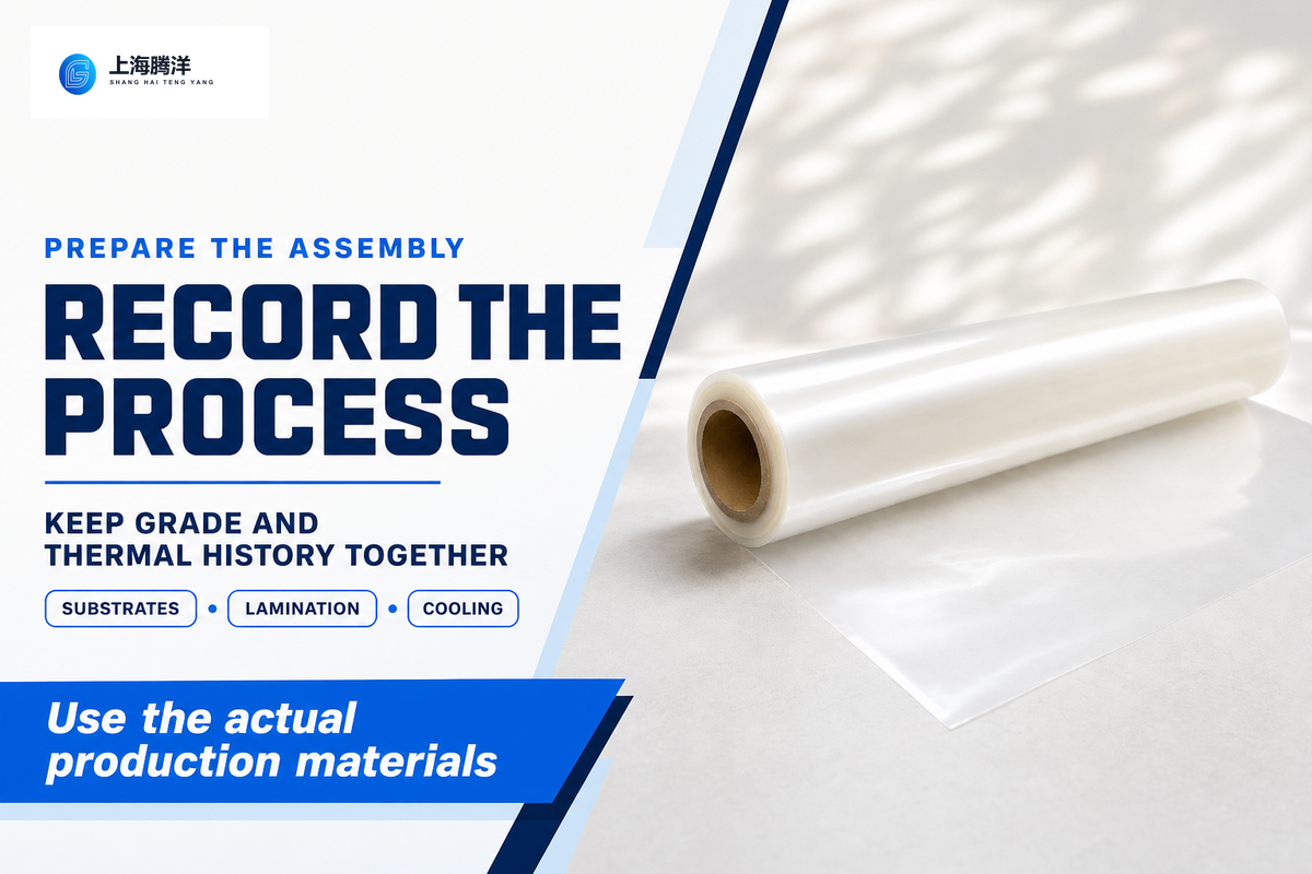 Record substrates, grade-specific lamination and cooling; Teng Yang's catalogue gives starting conditions.