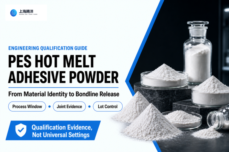 PES powder qualification connects material identity, bondline process, joint evidence and lot release