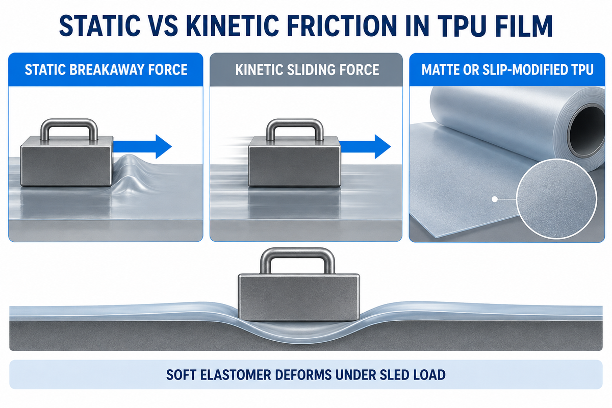 What Static and Kinetic Coefficient of Friction Mean for TPU Film — Teng Yang