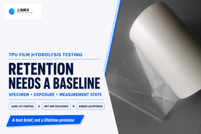 TPU film hydrolysis resistance test: 3 Test States